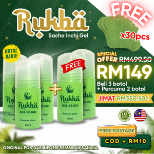 Set Jimat Barakah - 3 BOTOL + FREE 2 BOTOL